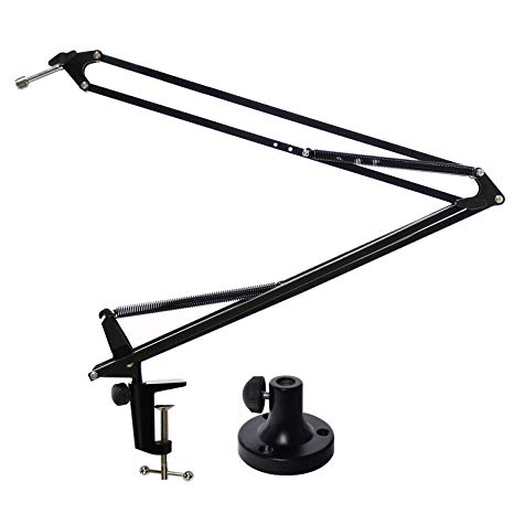 LyxPro DKR-1 Adjustable Microphone Suspension Scissor Boom Arm Mic Stand